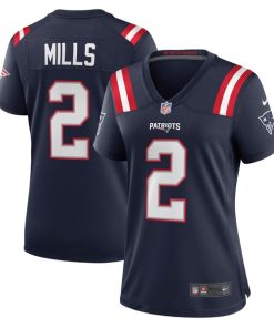 Jalen Mills New England Patriots Nike Women's Game Player Jersey - Navy