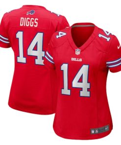 Stefon Diggs Buffalo Bills Nike Women's Player Jersey - Red