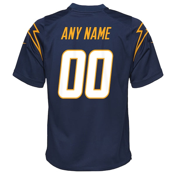 Los Angeles Chargers Nike Youth Alternate Custom Game Jersey - Navy - Image 3