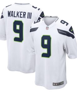 Kenneth Walker III Seattle Seahawks Nike Away Game Player Jersey - White