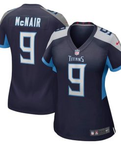 Steve McNair Tennessee Titans Nike Women's Game Retired Player Jersey - Navy/Light Blue