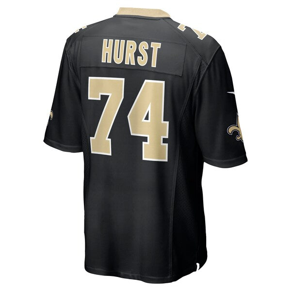 James Hurst New Orleans Saints Nike Game Jersey - Black - Image 3