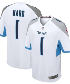 Cameron Ward Tennessee Titans Nike 2025 NFL Draft First Round Pick  Game Jersey - White/Navy/Light Blue
