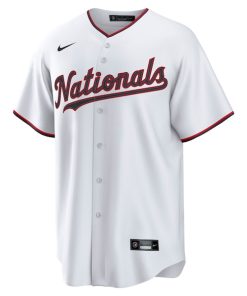 Alternative view of Dylan Crews Washington Nationals Nike Home Replica Jersey - White