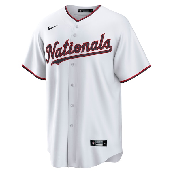 Dylan Crews Washington Nationals Nike Home Replica Jersey - White - Image 2