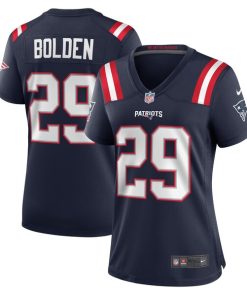 Isaiah Bolden New England Patriots Nike Women's Team Game Jersey -  Navy