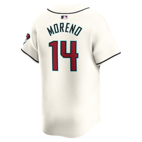 Gabriel Moreno Arizona Diamondbacks Nike Home Limited Player Jersey - White - Image 3
