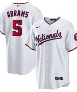 CJ Abrams Washington Nationals Nike Home Replica Jersey - White