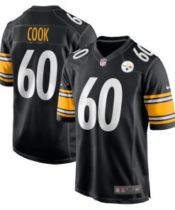 Dylan Cook Pittsburgh Steelers Nike  Game Jersey -  Black