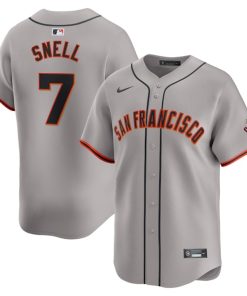 Blake Snell San Francisco Giants Nike Away Limited Jersey - Gray/Cream
