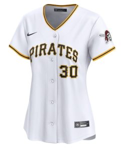 Alternative view of Paul Skenes Pittsburgh Pirates Nike Women's Home Limited Player Jersey - White