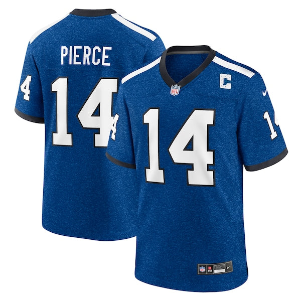 Alec Pierce Indianapolis Colts Nike Indiana Nights Alternate Game Jersey - Royal/Royal/White - Image 2