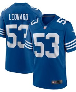 Shaquille Leonard Indianapolis Colts Nike Alternate Game Jersey - Royal/White