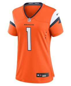 Alternative view of Tremon Smith Denver Broncos Nike Women's Team Game Jersey -  Orange