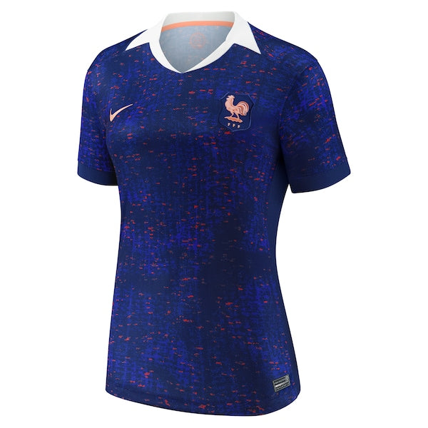 France Women's National Team Nike Women's 2025/26 Home Replica Jersey - Blue - Image 3