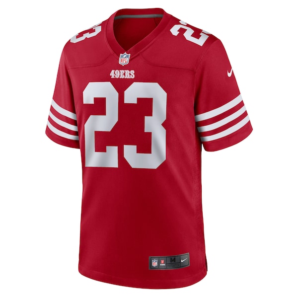 Christian McCaffrey San Francisco 49ers Nike Game Player Jersey - Scarlet - Image 2