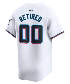 Alternative view of Miami Marlins Nike Home Limited Pick-A-Player Retired Roster Jersey - White
