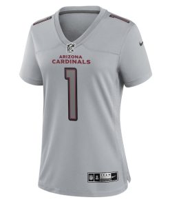 Alternative view of Kyler Murray Arizona Cardinals Nike Women's Atmosphere Fashion Game Jersey - Gray