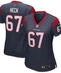 Charlie Heck Houston Texans Nike Women's Game Jersey - Navy