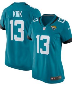 Alternative view of Christian Kirk Jacksonville Jaguars Nike Women's Game Jersey - Teal/Black