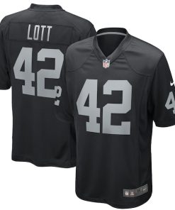 Ronnie Lott Las Vegas Raiders Nike Game Retired Player Jersey - Black
