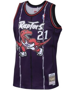 Alternative view of Marcus Camby Toronto Raptors 2001/02 Hardwood Classics Swingman Jersey - Purple