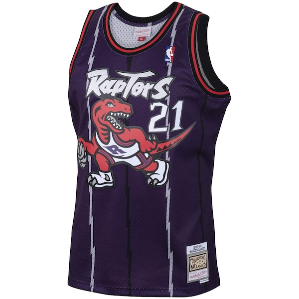 Marcus Camby Toronto Raptors 2001/02 Hardwood Classics Swingman Jersey - Purple - Image 2