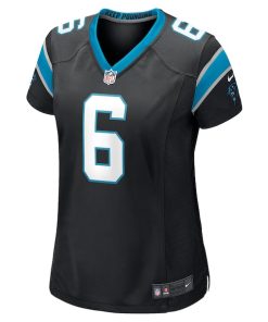 Alternative view of Baker Mayfield Carolina Panthers Nike Women's Home Player Game Jersey - Black