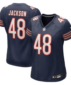 D'Marco Jackson Chicago Bears Nike Women's Team Game Jersey -  Navy