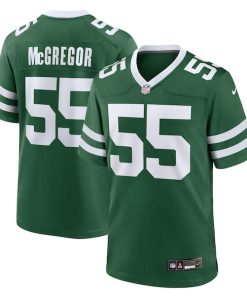 Braiden McGregor New York Jets Nike Team Game Jersey - Legacy Green