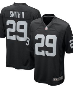 Christopher Smith II Las Vegas Raiders Nike Team Game Jersey - Black