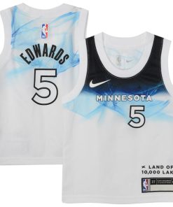 Anthony Edwards Minnesota Timberwolves Nike Toddler 2024/25 Swingman Player Jersey - City Edition - White