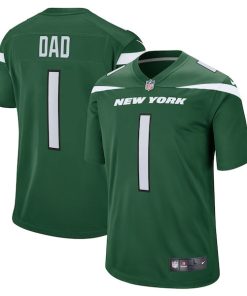 Number 1 Dad New York Jets Nike Game Jersey - Gotham Green