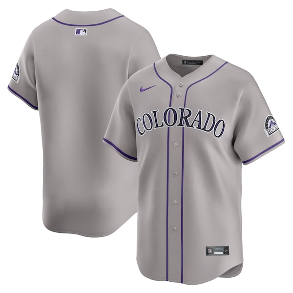 Colorado Rockies Nike Road Limited Jersey?ยจC Gray