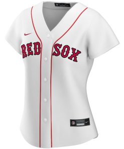 Alternative view of Boston Red Sox Nike Women's Home Replica Custom Jersey - White