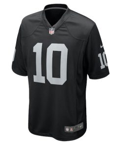Alternative view of Jimmy Garoppolo Las Vegas Raiders Nike Game Player Jersey - Black