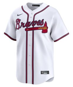 Alternative view of Atlanta Braves Nike Youth Home Limited Jersey - White