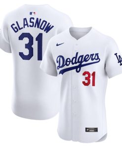 Tyler Glasnow Los Angeles Dodgers Nike Home Elite Player Jersey - White