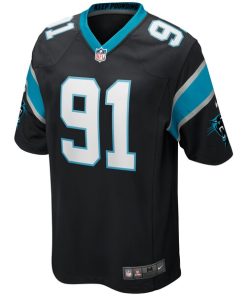 Alternative view of Kevin Greene Carolina Panthers Nike Game Retired Player Jersey - Black