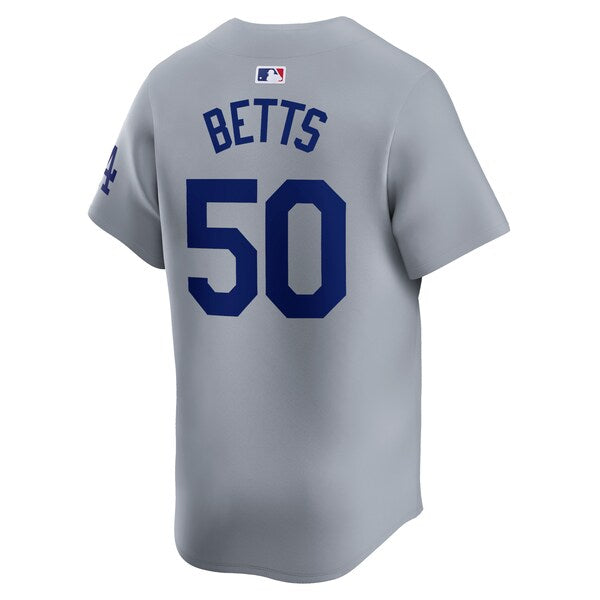Mookie Betts Los Angeles Dodgers Nike Away Limited Player Jersey - Gray/White - Image 4