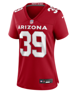 Alternative view of Patrick McMorris Arizona Cardinals Nike Women's Team Game Jersey -  Cardinal