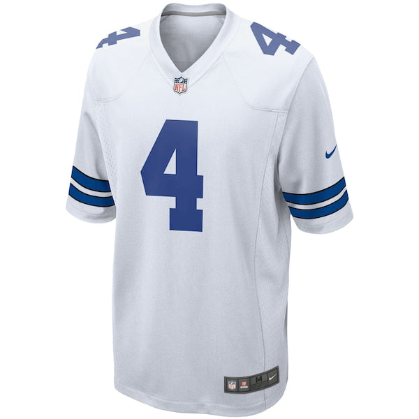 Dak Prescott Dallas Cowboys Nike Game Team Jersey - White/Navy - Image 3