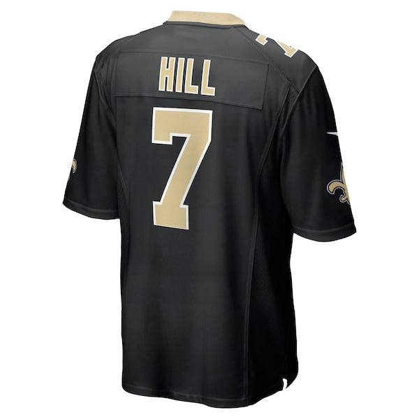 Taysom Hill New Orleans Saints Nike Game Jersey - Black/White - Image 3