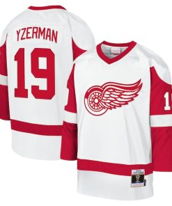 Steve Yzerman Detroit Red Wings Youth 1983-84 Blue Line Player Jersey - White