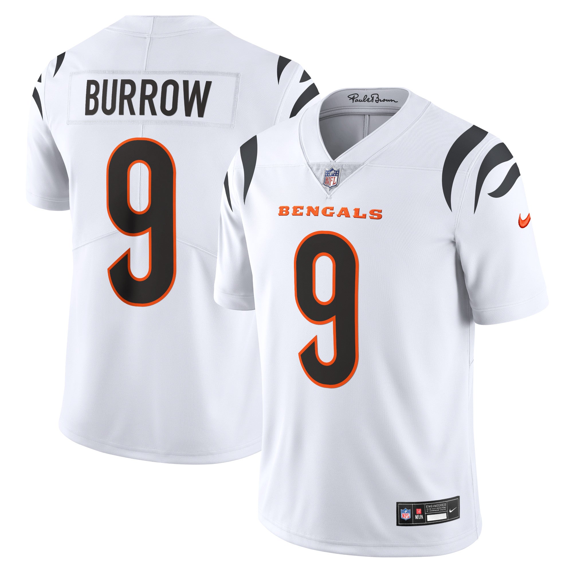 Joe Burrow Cincinnati Bengals Nike Vapor Untouchable Limited Jersey - Black/White - Image 6