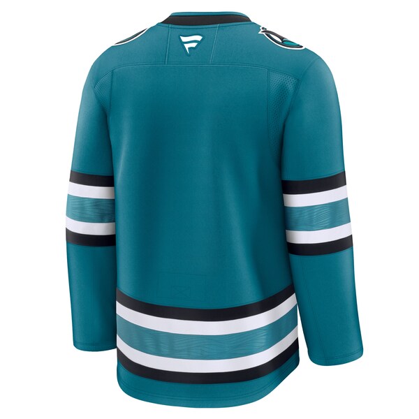 San Jose Sharks Home Premium Jersey - Teal/Black - Image 5