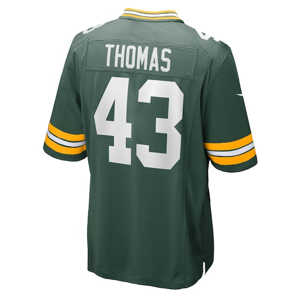 Kiondre Thomas Green Bay Packers Nike Game Player Jersey - Green - Image 3