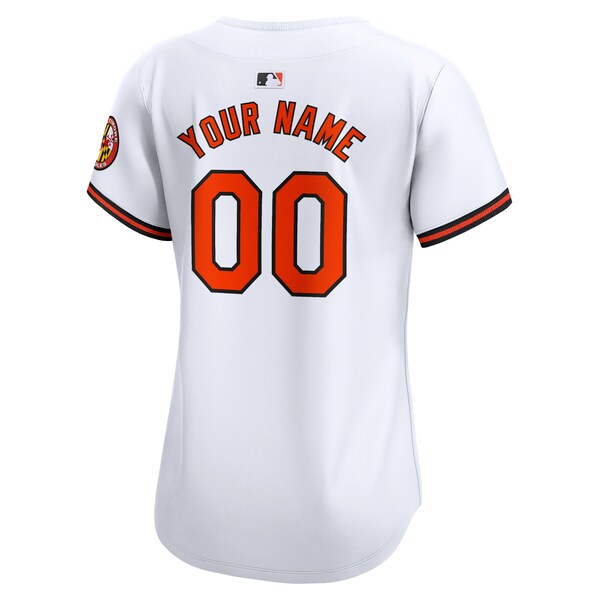Baltimore Orioles Nike Women's Home Limited Custom Jersey - White - Image 3