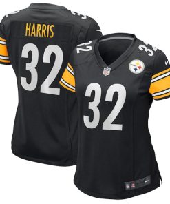 Franco Harris Pittsburgh Steelers Nike Women's Game Retired Player Jersey - Black