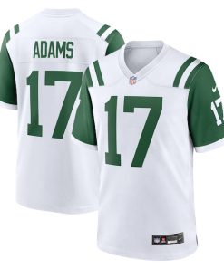 Nike Davante Adams New York Jets White Classic Alternate Game Jersey